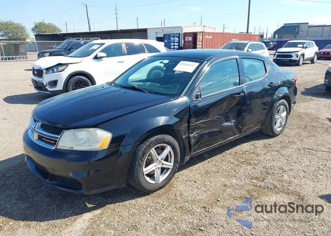 2013 Dodge Avenger Se from USA, damaged, VIN 1C3CDZAB4DN519295